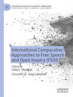 cover image of International Comparative Approaches to Free Speech and Open Inquiry (FSOI)